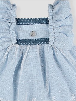 Confeti baby dress with bloomers