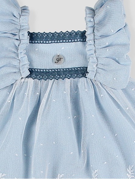 Confeti baby dress with bloomers