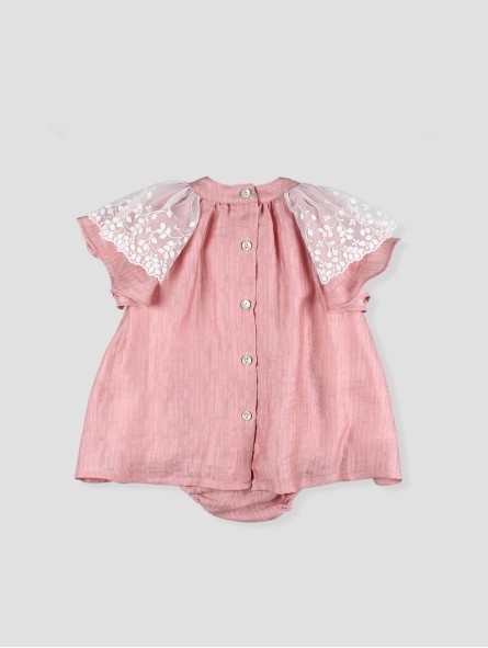 Cristal baby dress with bloomers