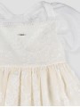 Vestido gasa bordada Bautizo