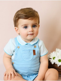 Baby boy basic dungarees