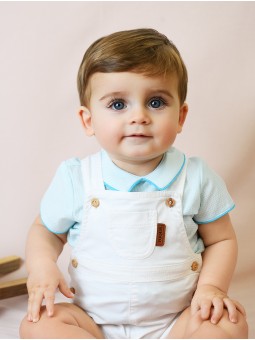 Baby boy basic dungarees
