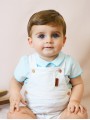 Baby boy basic dungarees
