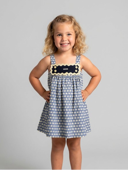 Vestido estampado Mar