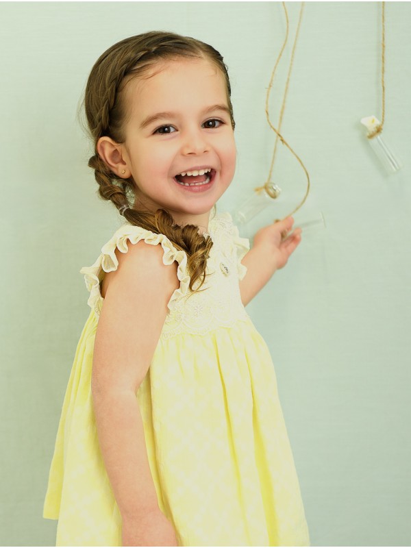 Fiesta baby dress with bloomers