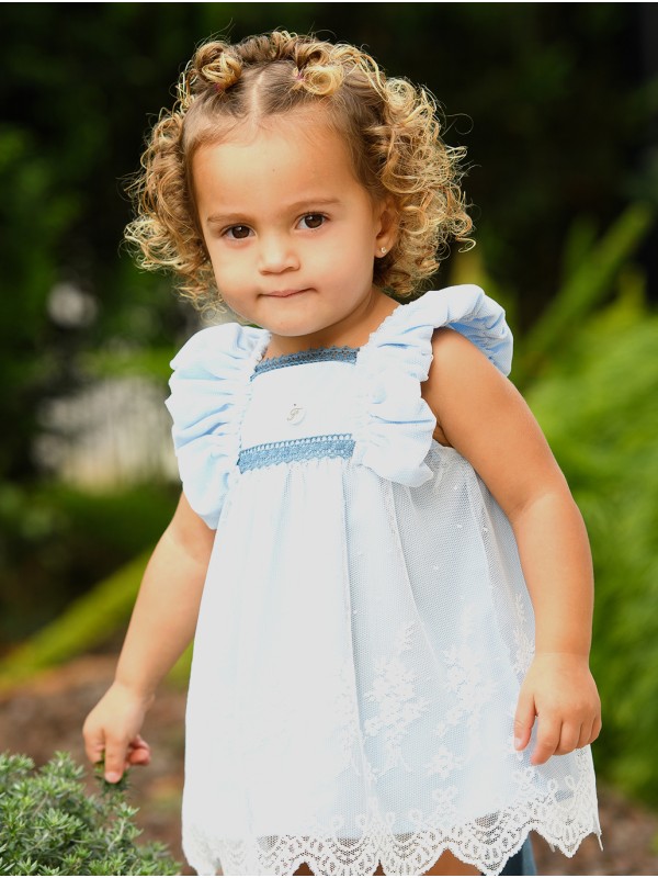 Confeti baby dress with bloomers