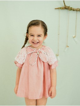 Cristal baby dress with bloomers