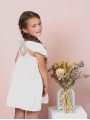 Girl embroidered tulle dress