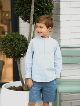 Classic linen boys shorts