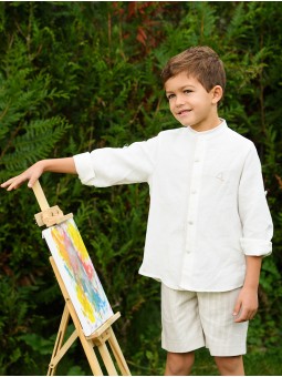 Ramas mao collar shirt